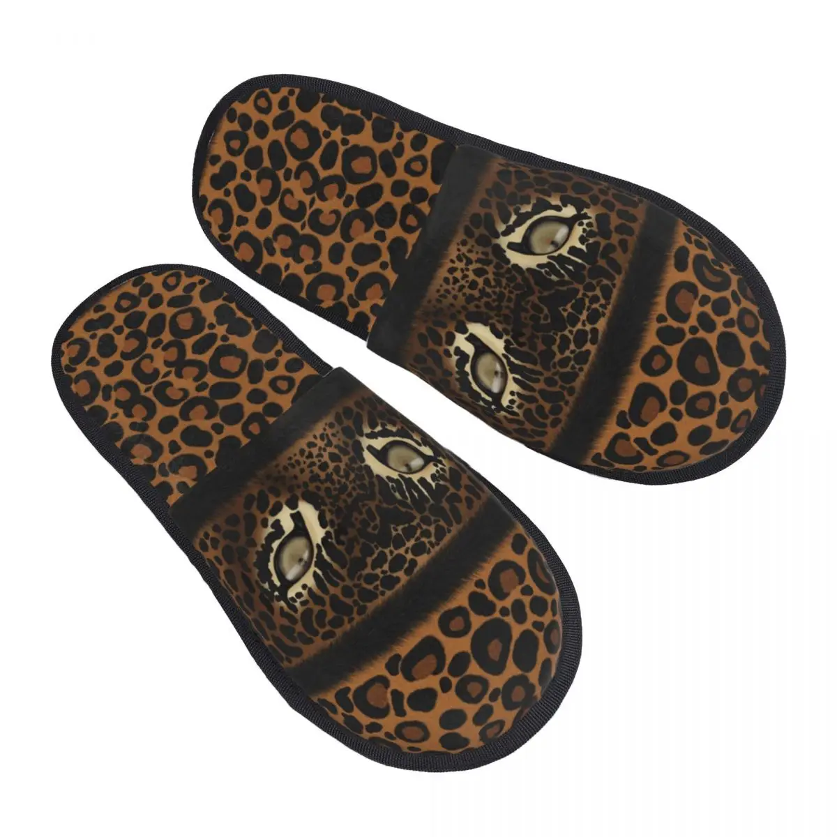 Custom Leopard Eyes Cozy Scuff Memory Foam Slippers Women Animal Skin Print Spa House Shoes
Custom Leopard Eyes Cozy Scuff Memory Foam Slippers Women Animal Skin Print Spa House Shoes