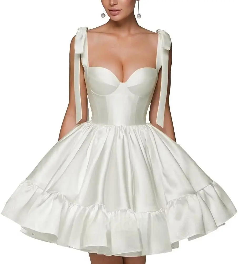 Spaghetti Strap Sweetheart Homecoming Dresses A Line Prom Dress Short Mini Prom Formal Evening Ball Gowns Party Gown
Spaghetti Strap Sweetheart Homecoming Dresses A Line Prom Dress Short Mini Prom Formal Evening Ball Gowns Party Gown