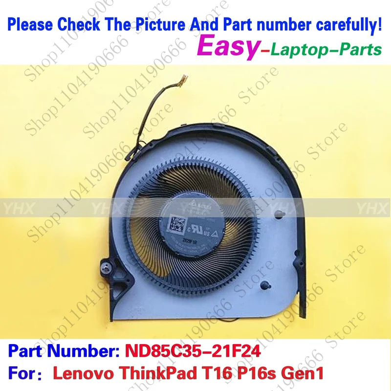 Новый охлаждающий вентилятор для Lenovo ThinkPad T16 P16s Gen1 DC5V ND85C35-21F23, компоненты для ноутбука 
Новый охлаждающий вентилятор для Lenovo ThinkPad T16 P16s Gen1 DC5V ND85C35-21F23, компоненты для ноутбука