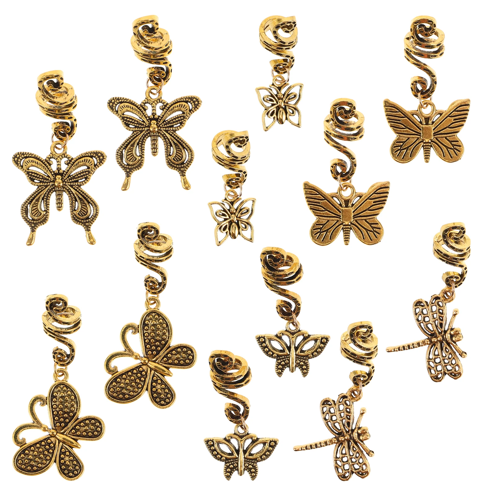 12pcs Vintage Hair Accessories Retro Braids Clips Butterfly Jewelry Rings Metal Cuffs Hair Ornaments Styling Tools
12pcs Vintage Hair Accessories Retro Braids Clips Butterfly Jewelry Rings Metal Cuffs Hair Ornaments Styling Tools