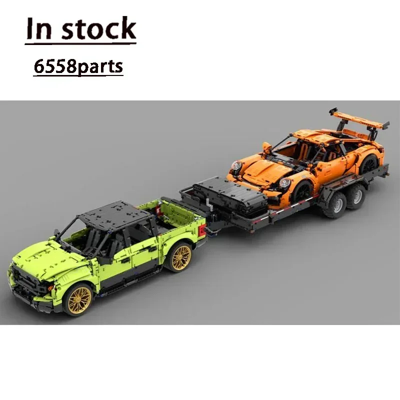 Креативный строительный блок MOC, Игрушечная модель 1:8, автомобиль-трейлер, подарок для детей на день рождения, игрушка подходит для всех видов моделей автомобилей 1:8
Креативный строительный блок MOC, Игрушечная модель 1:8, автомобиль-трейлер, подарок для детей на день рождения, игрушка подходит для всех видов моделей автомобилей 1:8