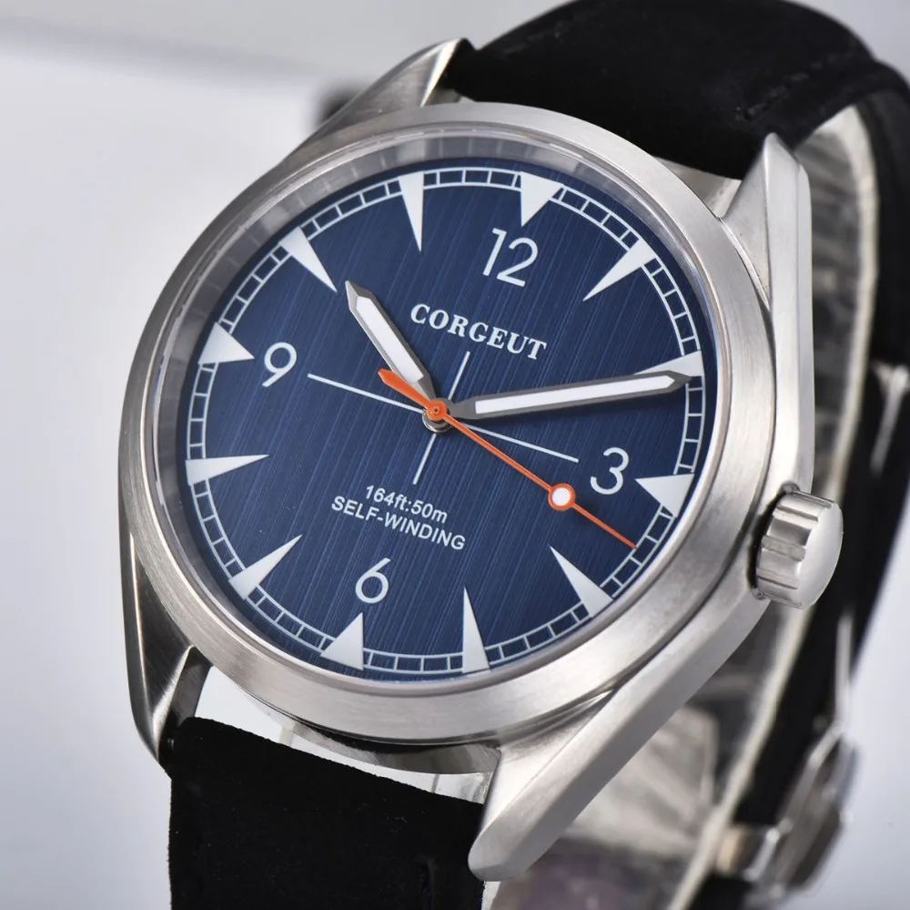41mm Corgeut Automatic men Watch luxury Fashion watch men clock Black strap Blue Dial Sapphire Glass Luminous men sport watch
41mm Corgeut Automatic men Watch luxury Fashion watch men clock Black strap Blue Dial Sapphire Glass Luminous men sport watch