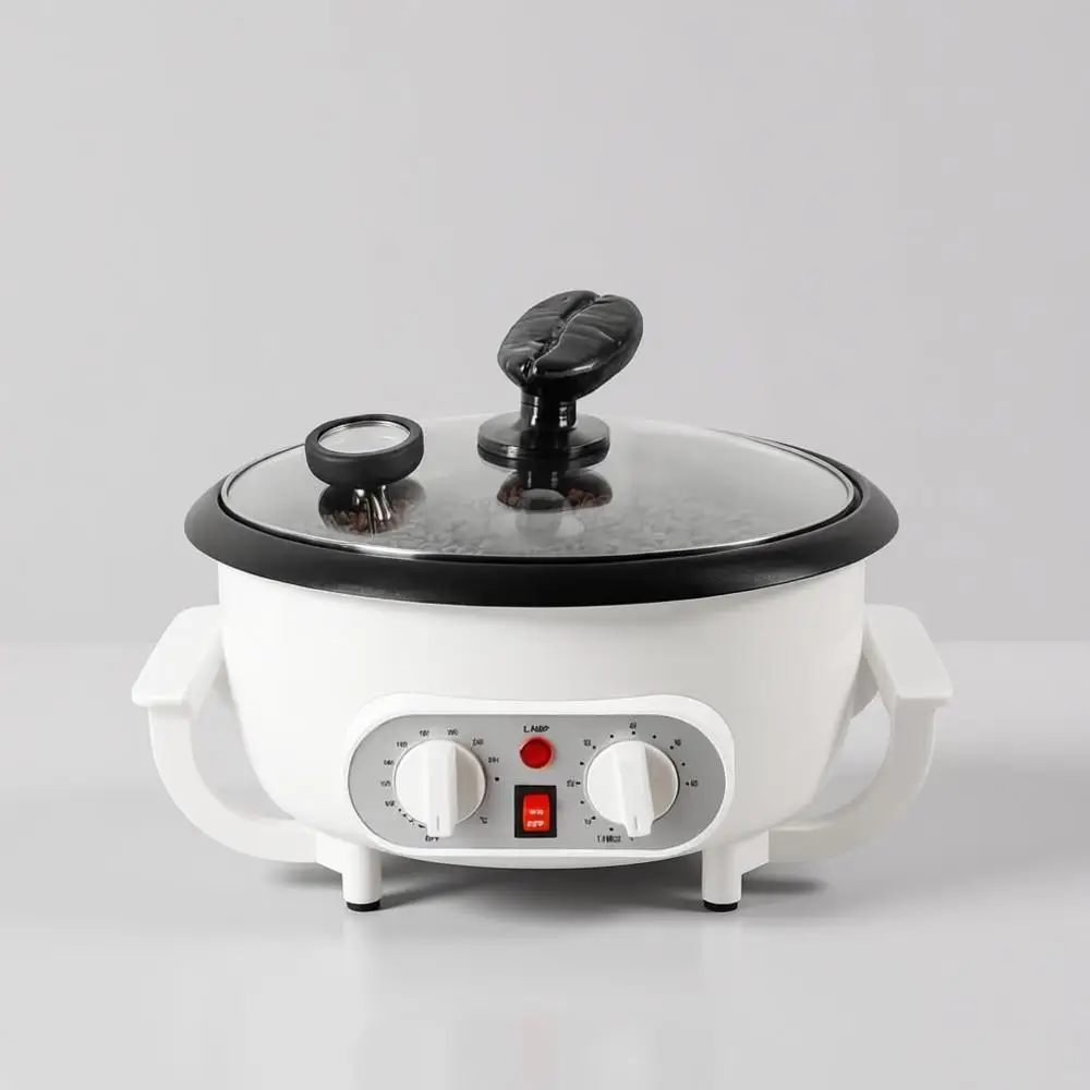 Electric Automatic Coffee Bean Roaster with Timer and Temperature Control
Electric Automatic Coffee Bean Roaster with Timer and Temperature Control