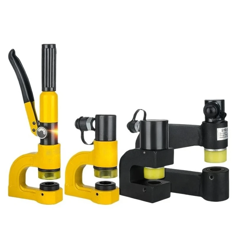 Split hydraulic opening, bridge sink manual hole punch,
Split hydraulic opening, bridge sink manual hole punch,