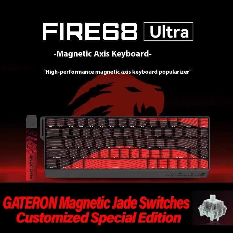 FGG Madlions Fire68 Ультра индивидуальная магнитная клавиатура Jade Pro с магнитным переключателем 8 кГц 0,125 мс RT0.01 SOCD RGB 68% клавиатуры Холла
FGG Madlions Fire68 Ультра индивидуальная магнитная клавиатура Jade Pro с магнитным переключателем 8 кГц 0,125 мс RT0.01 SOCD RGB 68% клавиатуры Холла