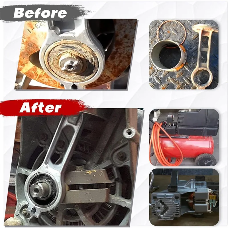 AEE4-KK-4835 Compressor Piston Kit Connecting Rod Replacement Kit Cable Oil-Free Air Compressor Pump
AEE4-KK-4835 Compressor Piston Kit Connecting Rod Replacement Kit Cable Oil-Free Air Compressor Pump