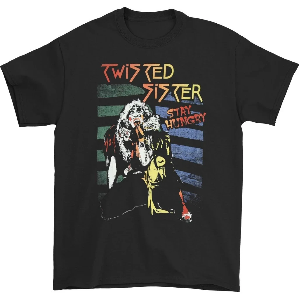 Twisted Sister Stay Hungry Периферийный узор с принтом Летние элитные брендовые хлопковые мужские и женские футболки с короткими рукавами
Twisted Sister Stay Hungry Периферийный узор с принтом Летние элитные брендовые хлопковые мужские и женские футболки с короткими рукавами
