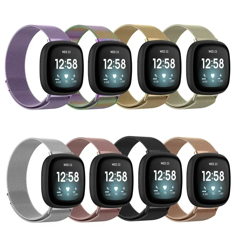 Metal Strap For Fitbit versa 3 4 Stainless Steel Mesh Bracelet Correa for Fitbit sense 2 Band Replacement Smart Watch Belt
Metal Strap For Fitbit versa 3 4 Stainless Steel Mesh Bracelet Correa for Fitbit sense 2 Band Replacement Smart Watch Belt