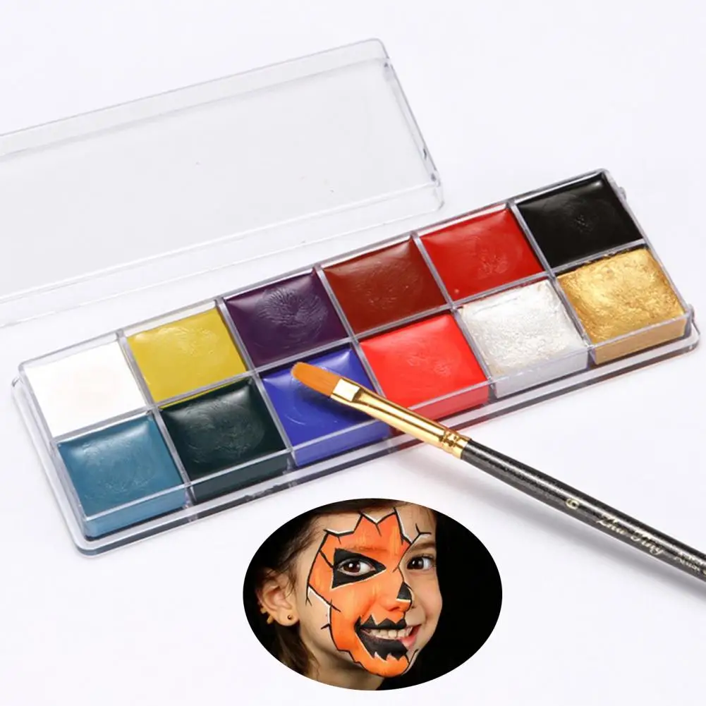 Easy to Apply Remove Face Paint Oil Paint for Face Body Intensely Toned Halloween Makeup Kit 12 Color Face Body for Designs
Easy to Apply Remove Face Paint Oil Paint for Face Body Intensely Toned Halloween Makeup Kit 12 Color Face Body for Designs