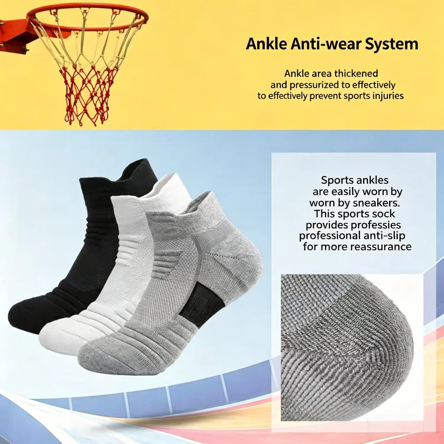 Perfect for Marathon Trail Running Gym Workouts and Outdoor Hiking Lightweight Cushioned Socks Keep Feet Dry and Blister Free
Perfect for Marathon Trail Running Gym Workouts and Outdoor Hiking Lightweight Cushioned Socks Keep Feet Dry and Blister Free