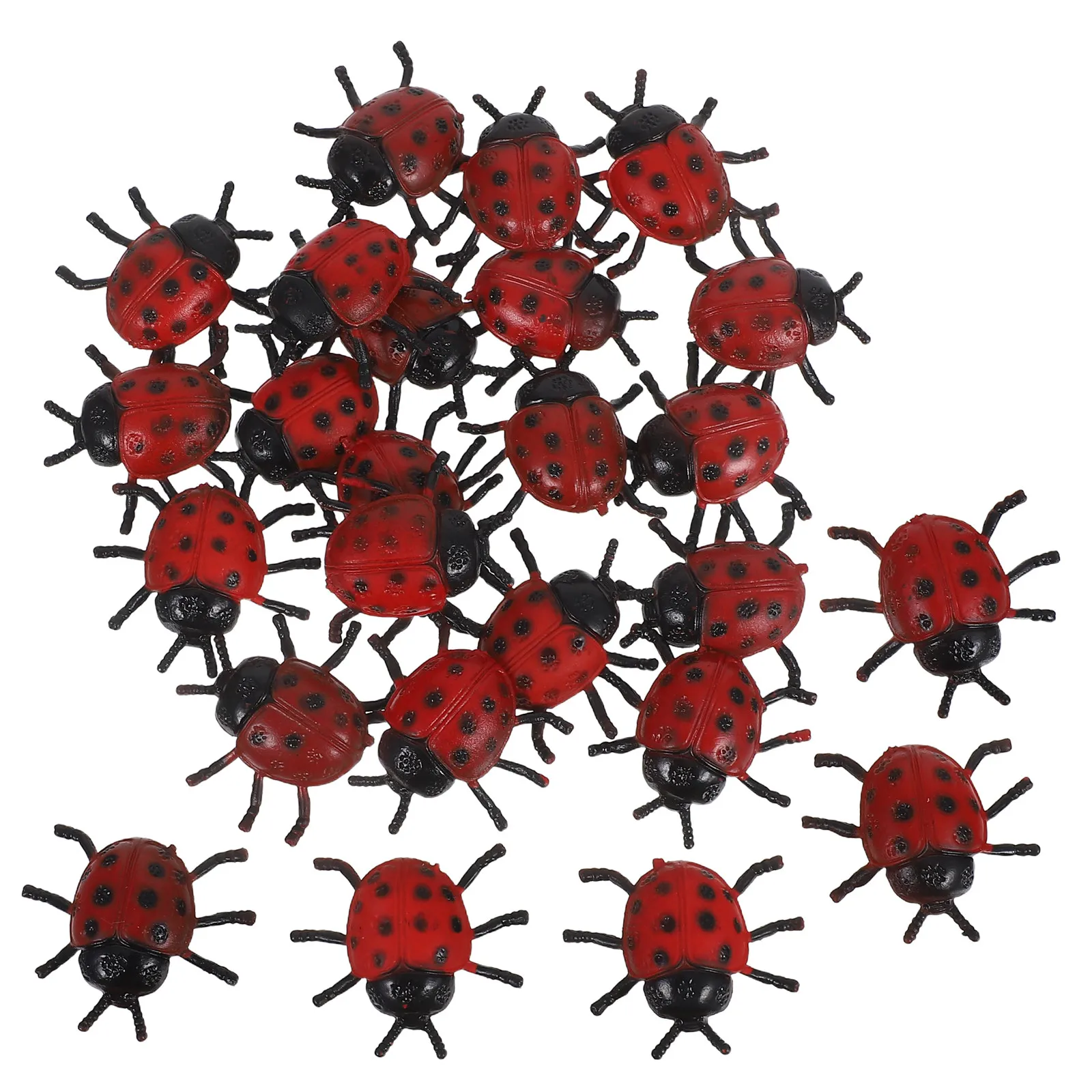 25Pcs Simulation Ladybug PVC Plastic Scary Trick Props Small Insect Halloween Decoration Artificial Realistic Effect
25Pcs Simulation Ladybug PVC Plastic Scary Trick Props Small Insect Halloween Decoration Artificial Realistic Effect