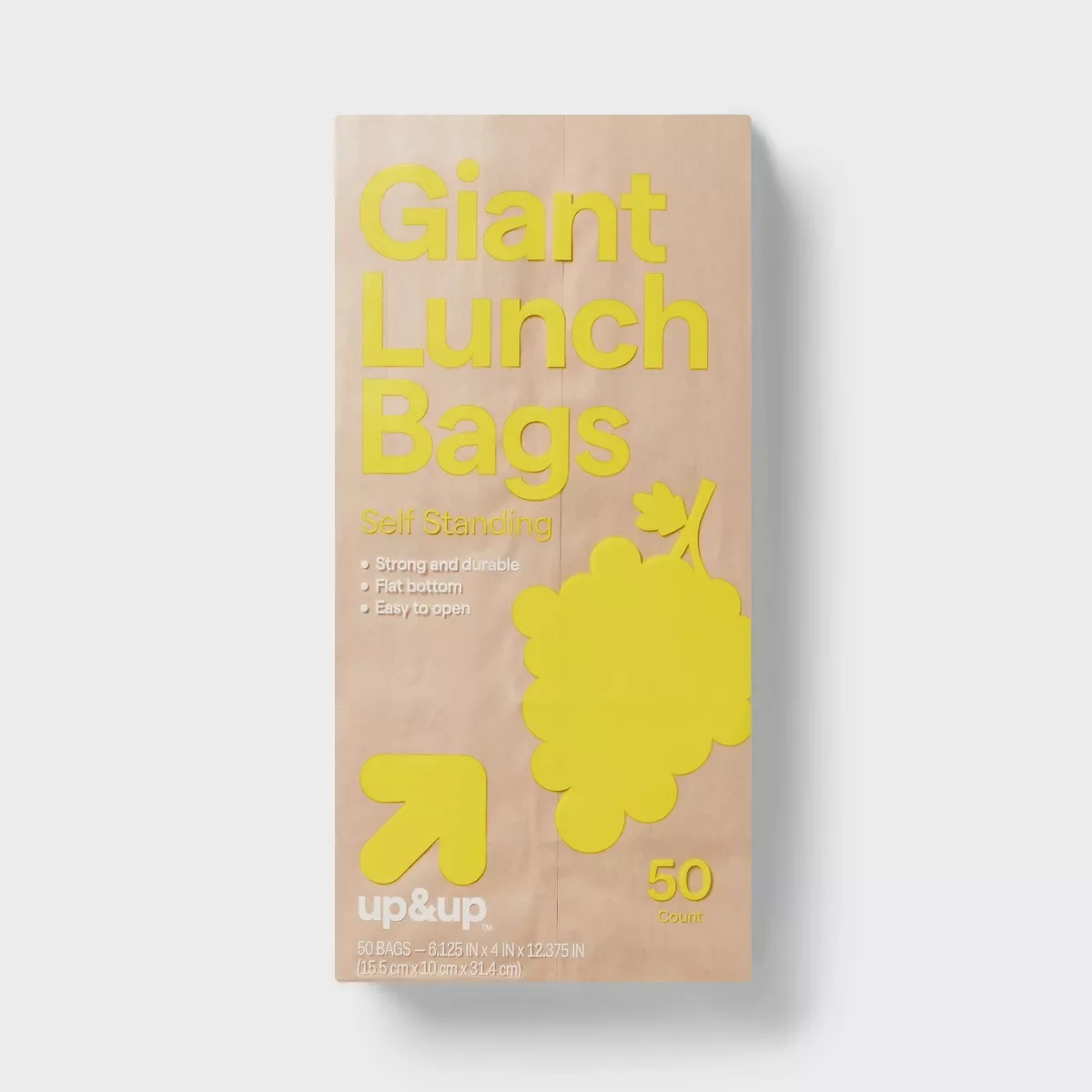Giant Lunch Bags - 50ct - up&up: Paper Material, Fold Over Closure, Multipurpose Use
Giant Lunch Bags - 50ct - up&up: Paper Material, Fold Over Closure, Multipurpose Use
