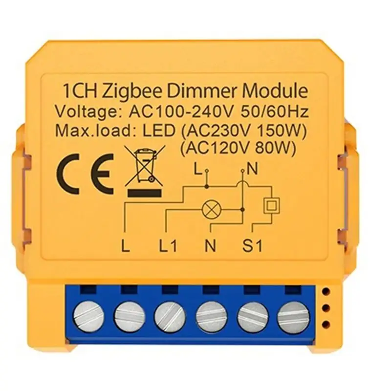 AED7-Graffiti Intelligent Zigbee Dimmer On/Off Dark Box Smart Switch APP Remote Dimming Multifunction Module