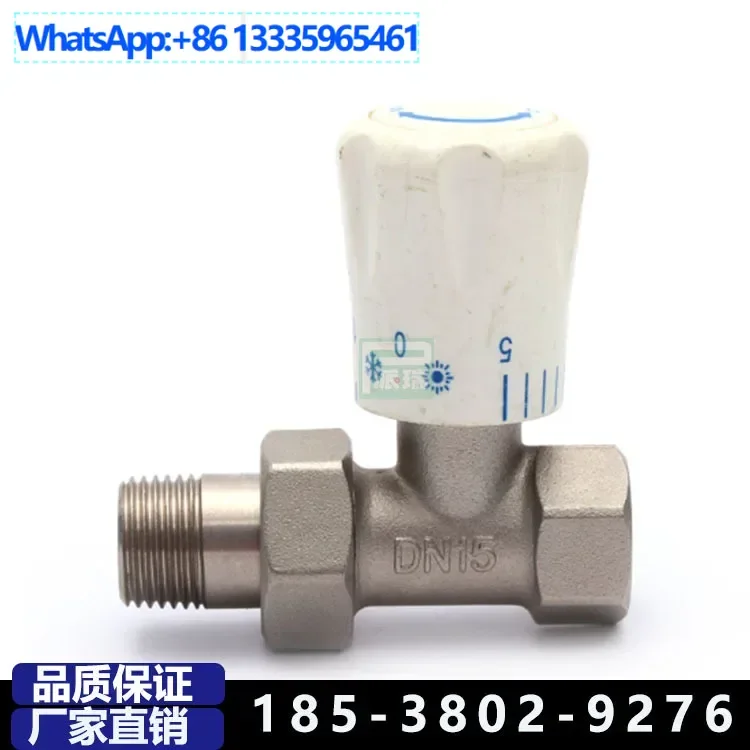 2Pcs thermostatic mixing valve, surface shower solar all-copper pipeline automatic thermostatic valve DN15 mixing valve 4 points
2Pcs thermostatic mixing valve, surface shower solar all-copper pipeline automatic thermostatic valve DN15 mixing valve 4 points