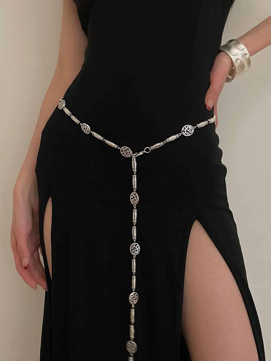 Fashionable Metal INS Style Waist Chain For Women Thin And Slimming High-Quality Alloy Chain With A Versatile Feel
Fashionable Metal INS Style Waist Chain For Women Thin And Slimming High-Quality Alloy Chain With A Versatile Feel
