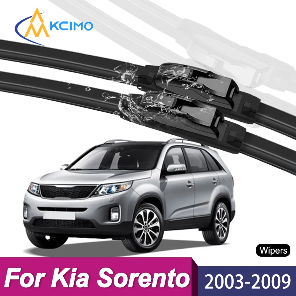 All Weather Front Wiper Blades For Kia Sorento BL 2003-2009 Streak Free Silent Replacement
All Weather Front Wiper Blades For Kia Sorento BL 2003-2009 Streak Free Silent Replacement