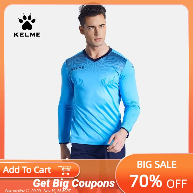 KELME Men's Goalkeeper Jersey Custom Football Uniforms Men Training Suit Sponge Protector Jerseys Soccer Tracksuit Kids 3871007
KELME Men's Goalkeeper Jersey Custom Football Uniforms Men Training Suit Sponge Protector Jerseys Soccer Tracksuit Kids 3871007