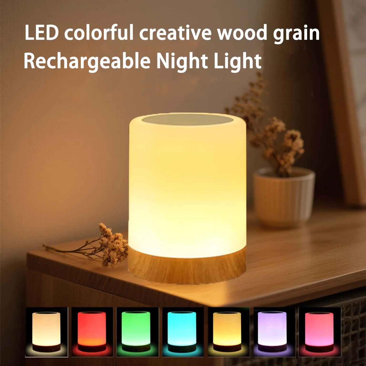 Portable Bedside Table Lamp USB Rechargeable Desktop Night Light RGB Touch Dimmable Lamp for Kids Gift Bedroom Decor Table Light
Portable Bedside Table Lamp USB Rechargeable Desktop Night Light RGB Touch Dimmable Lamp for Kids Gift Bedroom Decor Table Light