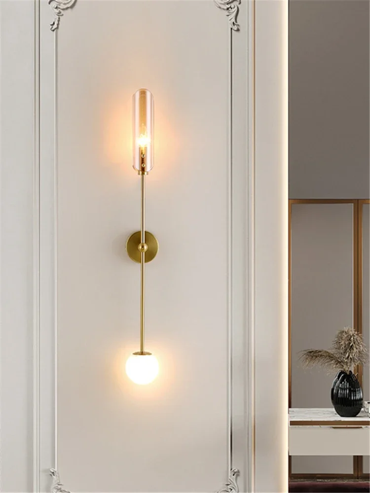Luxury Living Room Wall Lamp Creative Tv Background Wall decor Sconces Simple Bedroom Bedside Lamp Luminaire indoor lighting
Luxury Living Room Wall Lamp Creative Tv Background Wall decor Sconces Simple Bedroom Bedside Lamp Luminaire indoor lighting
