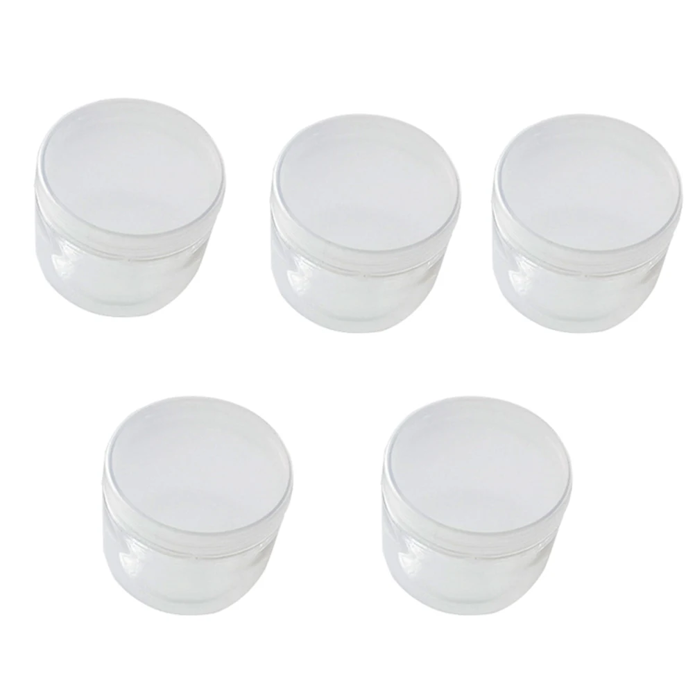 5pcs Plastic Storage Jars Clear Hair Accessories Organizer with Lid Jewelry Box for Bathroom Bedroom
5pcs Plastic Storage Jars Clear Hair Accessories Organizer with Lid Jewelry Box for Bathroom Bedroom