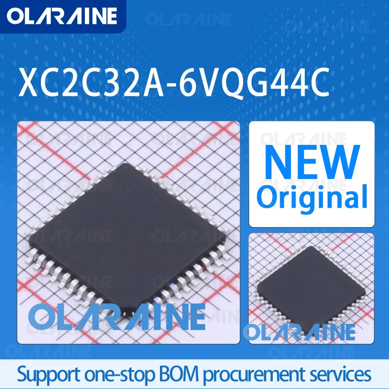 1Pcs XC2C32A-6VQG44C LQFP-44 original 100% new ic chip CPLD - Complex Programmable Logic Device Voltage 1.8 V 33 I/O
1Pcs XC2C32A-6VQG44C LQFP-44 original 100% new ic chip CPLD - Complex Programmable Logic Device Voltage 1.8 V 33 I/O