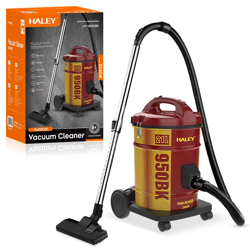 HALLEY 2200 Вт, большая мощность, мощный всасывающий пылесос 21 л, легко перемещаемый новый пылесос для домашнего использования
HALLEY 2200 Вт, большая мощность, мощный всасывающий пылесос 21 л, легко перемещаемый новый пылесос для домашнего использования
