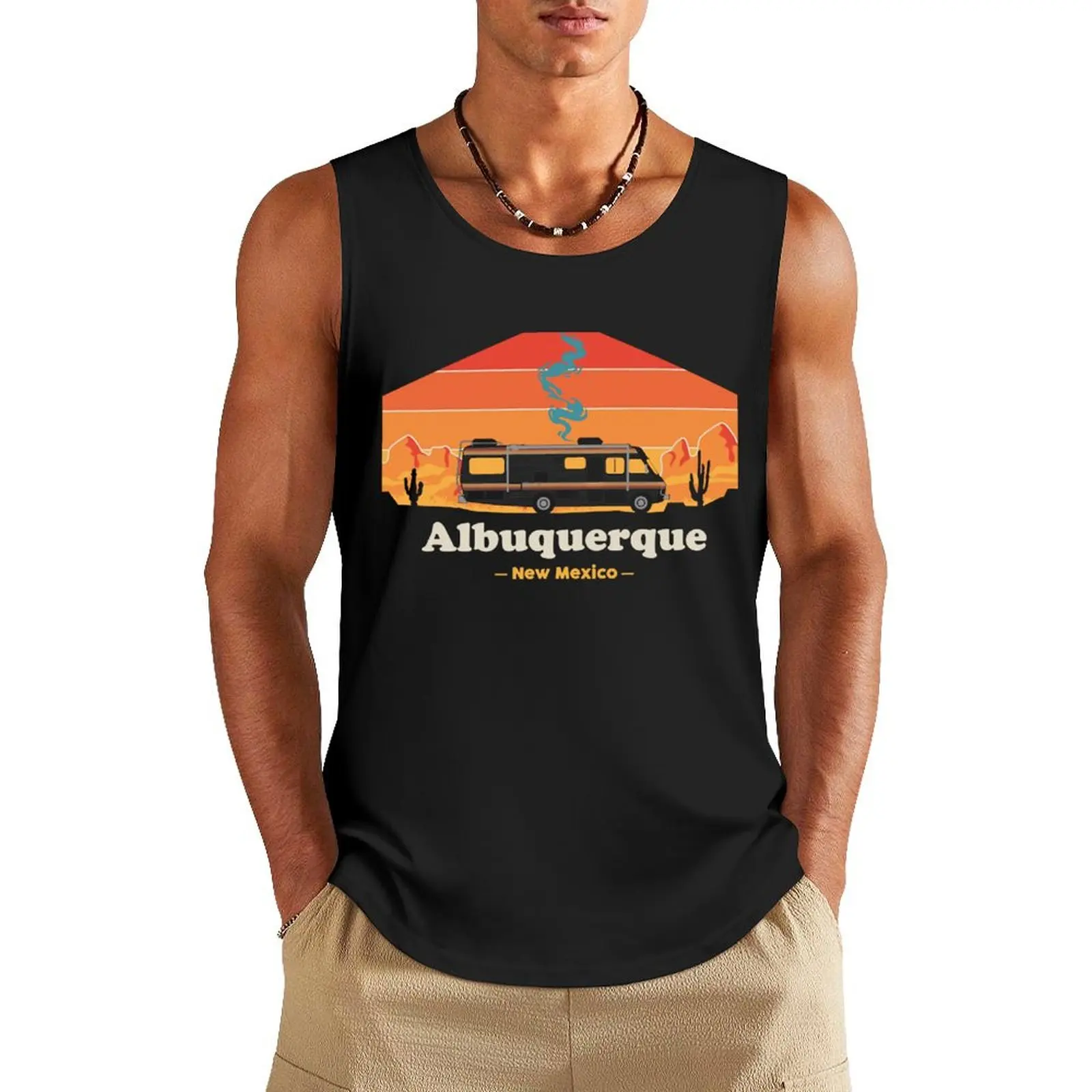 Albuquerque - Breaking Bad Tank Top gym accessories man summer Men's tops summer clothes man 2025
Albuquerque - Breaking Bad Tank Top gym accessories man summer Men's tops summer clothes man 2025