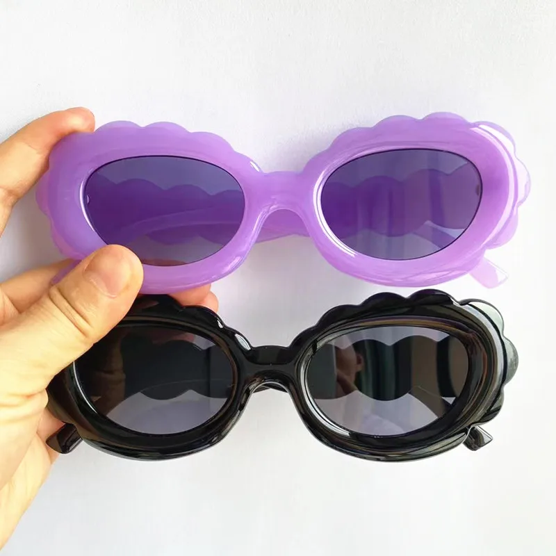 HOT Sunglasses Cloud Frame Sun Glasses Anti-UV Spectacles Jelly Color Eyeglasses Women Wave Edge Temples Ornamental
HOT Sunglasses Cloud Frame Sun Glasses Anti-UV Spectacles Jelly Color Eyeglasses Women Wave Edge Temples Ornamental