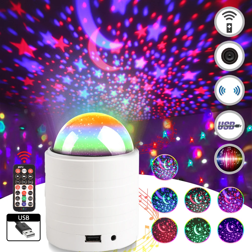 Starry Sky Night Light Projector Moon Stars Lamp with Remote Control Flash for DJ KTV Bar Disco Stage Christmas Decoration Light
Starry Sky Night Light Projector Moon Stars Lamp with Remote Control Flash for DJ KTV Bar Disco Stage Christmas Decoration Light