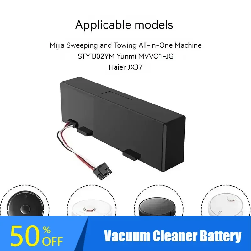 2800-3500mAh STYTJ02YM Battery 14.8V for Xiaomi Mijia Vacuum Cleaner Mi Robot Vacuum-Mop for Haier JX37 battery
2800-3500mAh STYTJ02YM Battery 14.8V for Xiaomi Mijia Vacuum Cleaner Mi Robot Vacuum-Mop for Haier JX37 battery