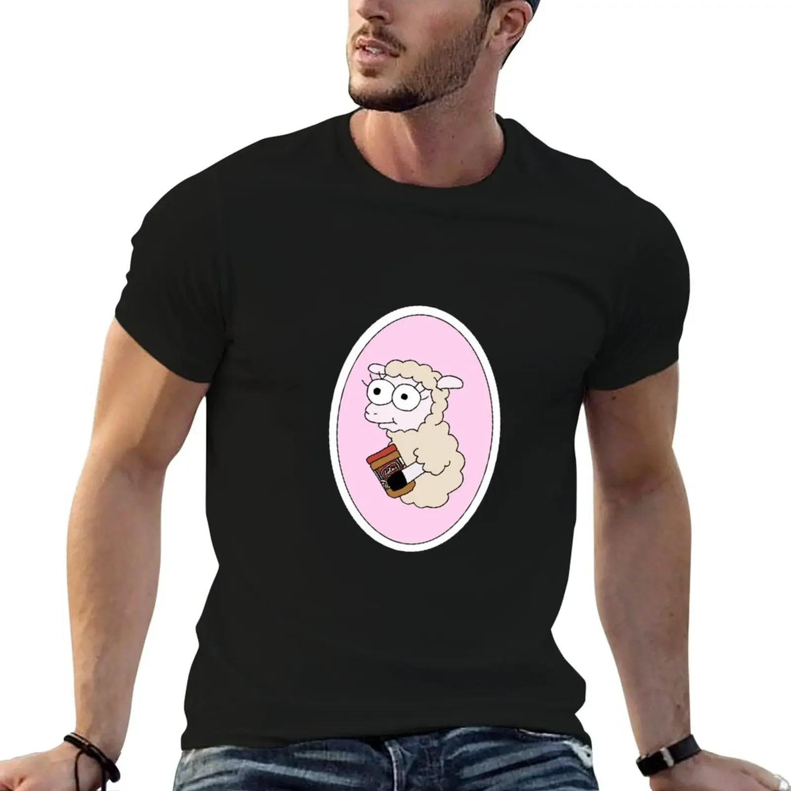 little lamb holds a biscoff pink T-Shirt Funny t-shirts luxury designer t shirts for men
little lamb holds a biscoff pink T-Shirt Funny t-shirts luxury designer t shirts for men
