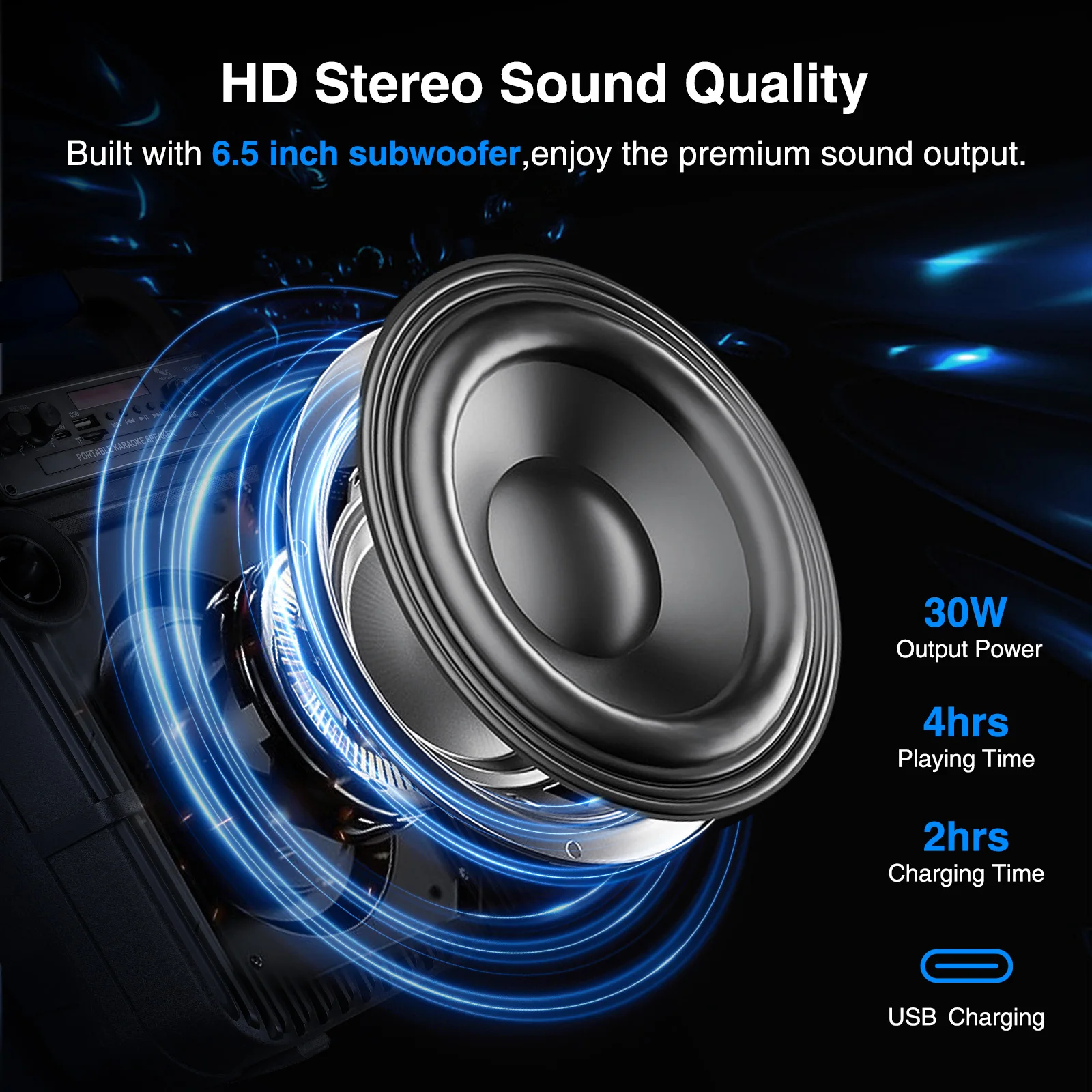 Jamelo Dual Mic Feedback Cancellation + Aux/guitar Inputs Professional 2.4G Wireless Karaoke Set for Stage Performances
Jamelo Dual Mic Feedback Cancellation + Aux/guitar Inputs Professional 2.4G Wireless Karaoke Set for Stage Performances