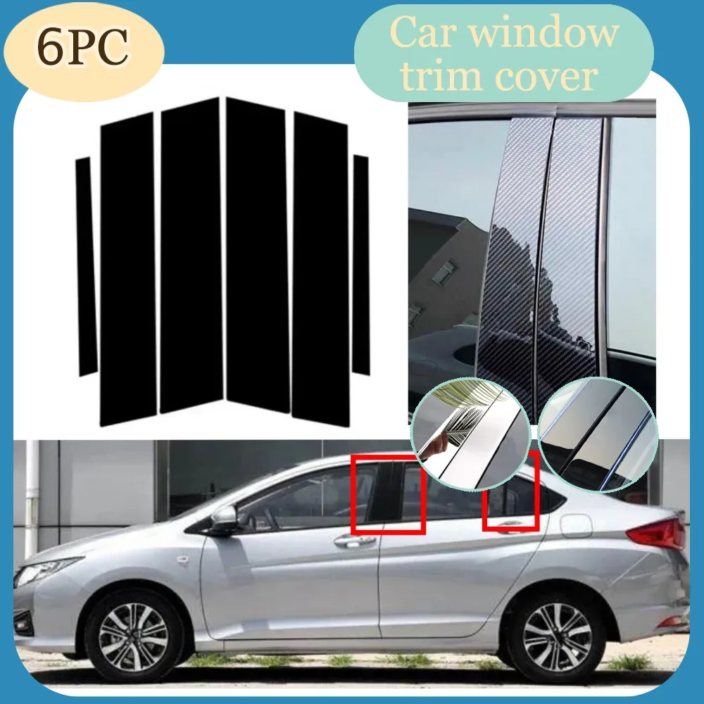 Fit For Honda City 2009- 2011 2012 2013 Glossy Black Silver Carbon Pillar Posts Door Side Trim Window Cover Sticker
Fit For Honda City 2009- 2011 2012 2013 Glossy Black Silver Carbon Pillar Posts Door Side Trim Window Cover Sticker