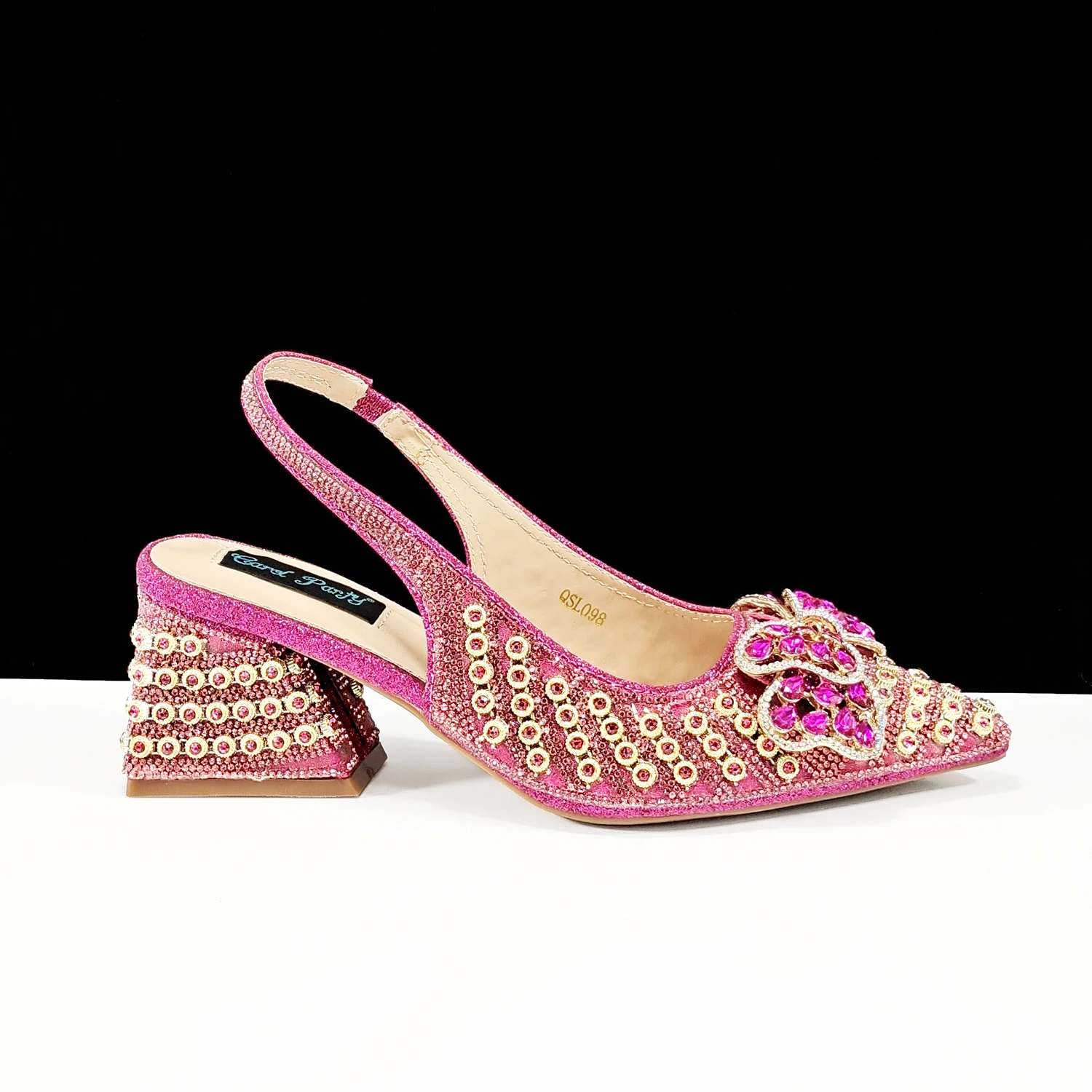 Italian Design Full Diamond High Heels Exquisite Square heel pointed shoes For Party Women Shoes
Italian Design Full Diamond High Heels Exquisite Square heel pointed shoes For Party Women Shoes