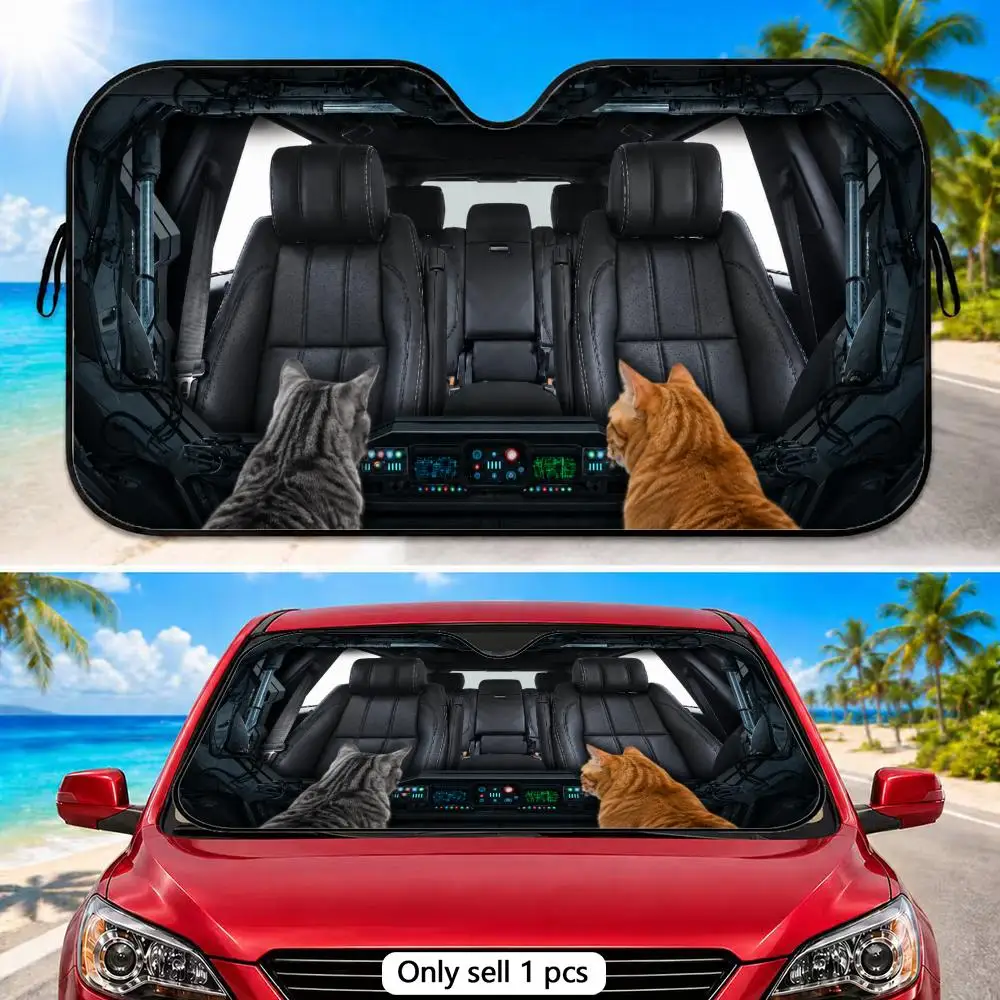 Cute Animals Driving Sun Visor Aluminum Foil Windshield Sunshade with Reflective UV Protection Heat Insulation Foldable Fit
Cute Animals Driving Sun Visor Aluminum Foil Windshield Sunshade with Reflective UV Protection Heat Insulation Foldable Fit