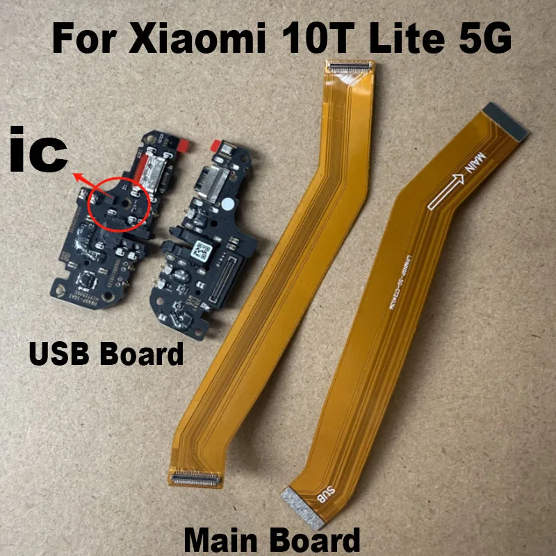 For Xiaomi 10T Lite 5G USB Charging Port Dock Board Main Motherboard Flex Cable Repair Parts Fast Charger With IC
For Xiaomi 10T Lite 5G USB Charging Port Dock Board Main Motherboard Flex Cable Repair Parts Fast Charger With IC