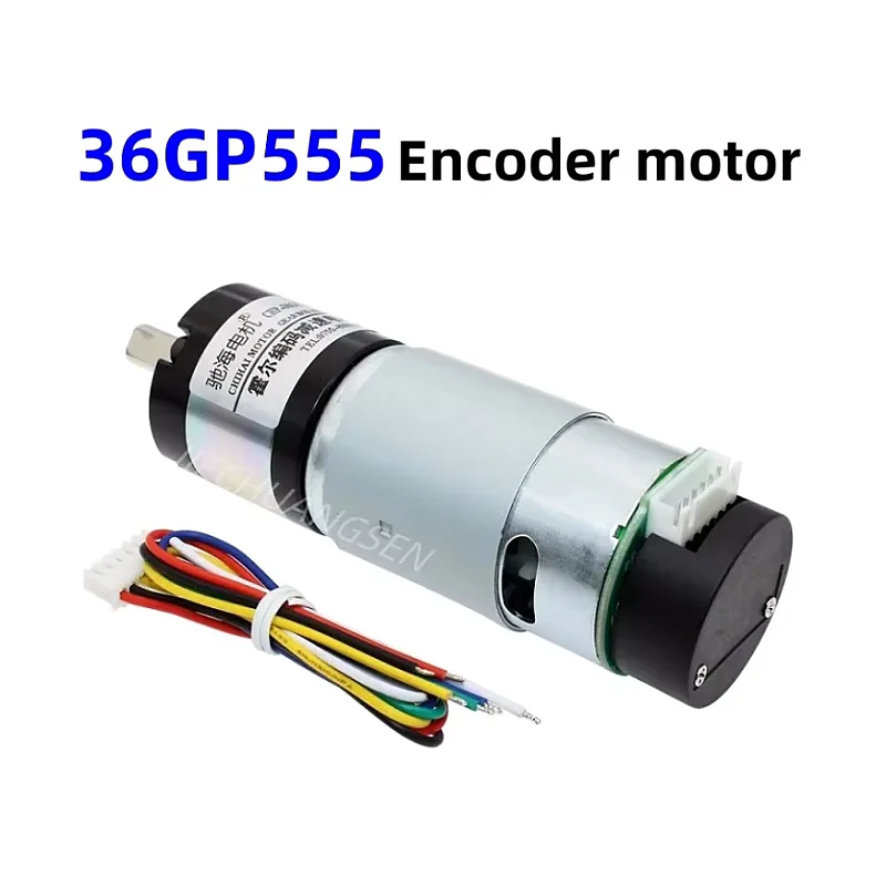 36MM 36GP555 ABHLL Permanent Magnet Planetary Coding Deceleration Gear DC Motor 12V 24V XH2.54-6PIN
36MM 36GP555 ABHLL Permanent Magnet Planetary Coding Deceleration Gear DC Motor 12V 24V XH2.54-6PIN