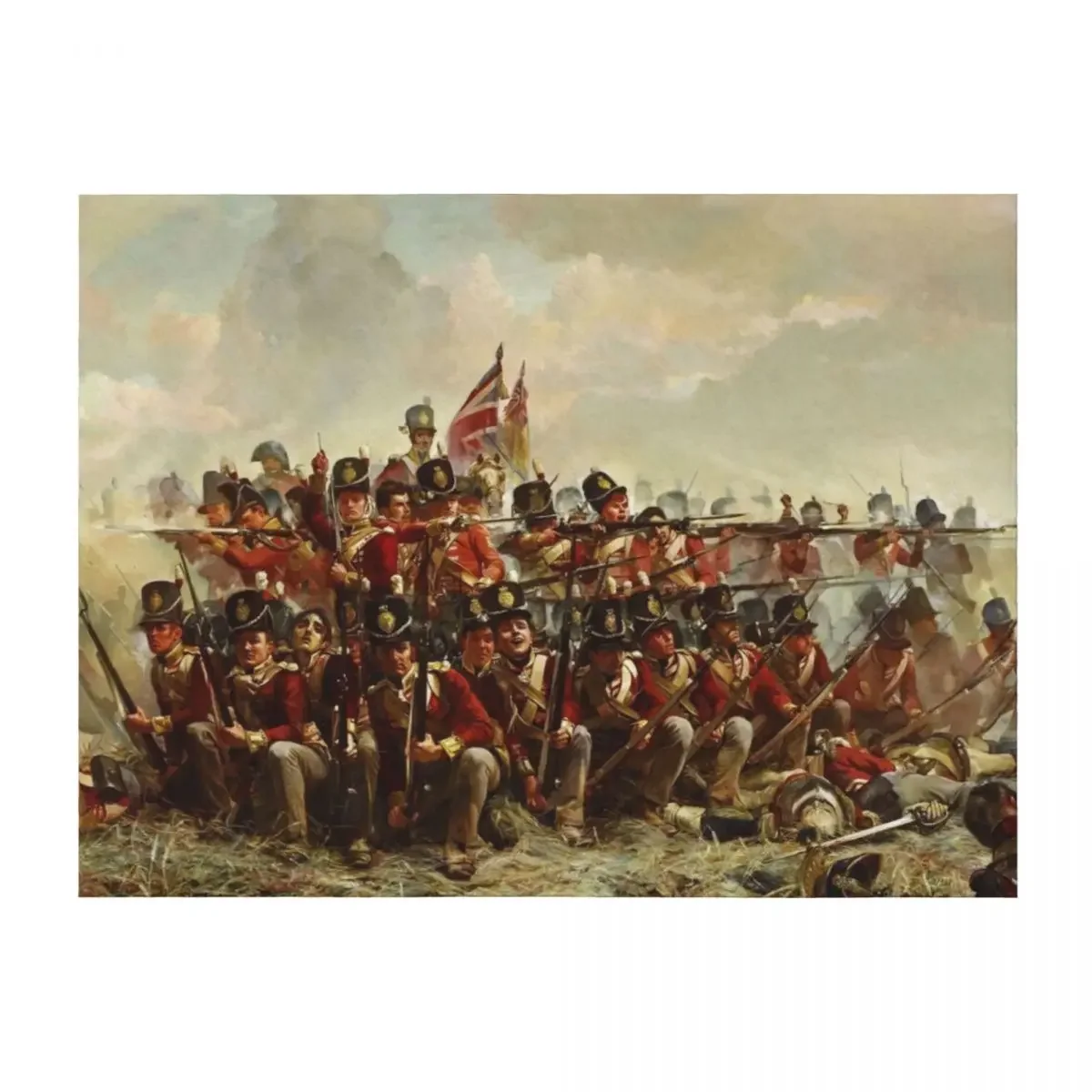 HD. The 28th Regiment at Quatre Bras, by Lady Butler, 1875 Throw Blanket Kid'S Bed linens manga Quilt Blankets
HD. The 28th Regiment at Quatre Bras, by Lady Butler, 1875 Throw Blanket Kid'S Bed linens manga Quilt Blankets