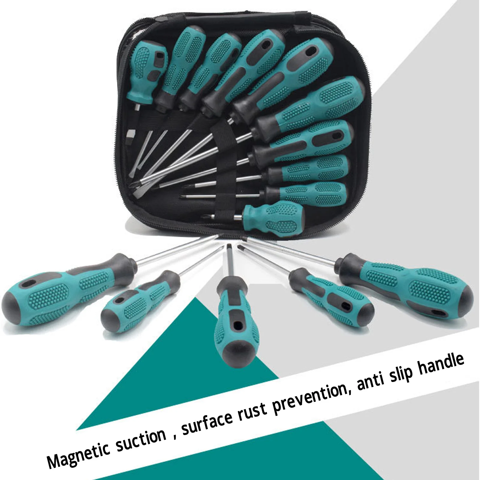 Accurate Screwdriver Kit Portable Easy To Use Anti Slip Handle Screwdriver Set Strong Magnetic Plastic Alloy for Repair
Accurate Screwdriver Kit Portable Easy To Use Anti Slip Handle Screwdriver Set Strong Magnetic Plastic Alloy for Repair