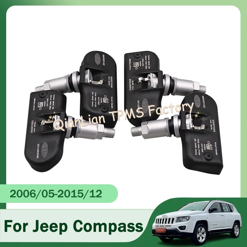 For Jeep Compass Cherokee Commander Liberty Wrangler Grand Cherokee Tire Pressure Monitor Systems 56053031AD 433MHz Tire Sensor
For Jeep Compass Cherokee Commander Liberty Wrangler Grand Cherokee Tire Pressure Monitor Systems 56053031AD 433MHz Tire Sensor