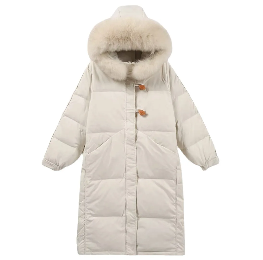 Down Jacket Women's Winter Fashion New Thickened Korean Version Loose Warm Hooded Mid-Length Coat
Down Jacket Women's Winter Fashion New Thickened Korean Version Loose Warm Hooded Mid-Length Coat