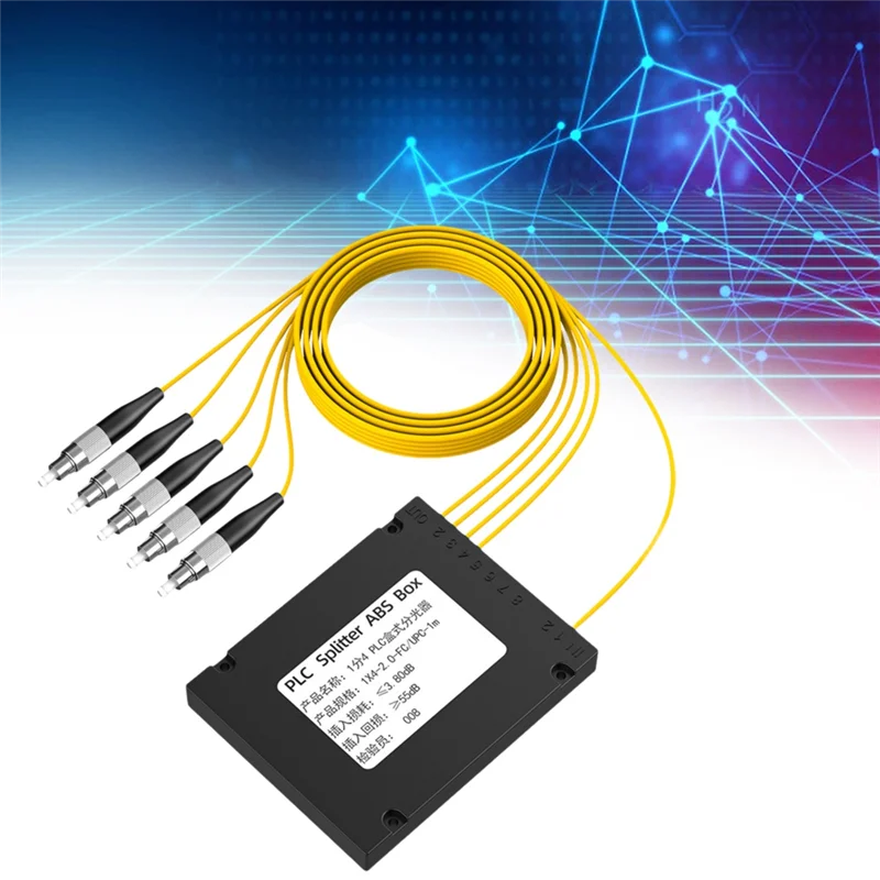B50B-PLC Splitter FC/UPC Fiber Optic Splitter Box ABS Box Fiber Optical Splitter Fiber Optic Splitter Box
B50B-PLC Splitter FC/UPC Fiber Optic Splitter Box ABS Box Fiber Optical Splitter Fiber Optic Splitter Box