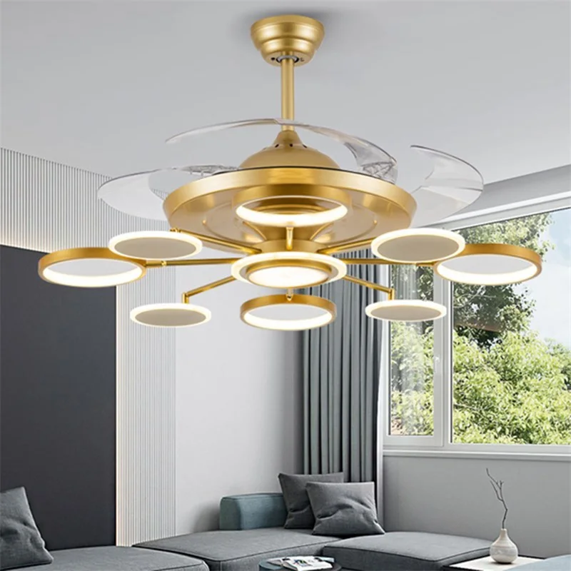 Hot Selling Gold Fandelier Remote Control Without Blade Modern Retro for Home Ceiling Fan Light Lamp
Hot Selling Gold Fandelier Remote Control Without Blade Modern Retro for Home Ceiling Fan Light Lamp