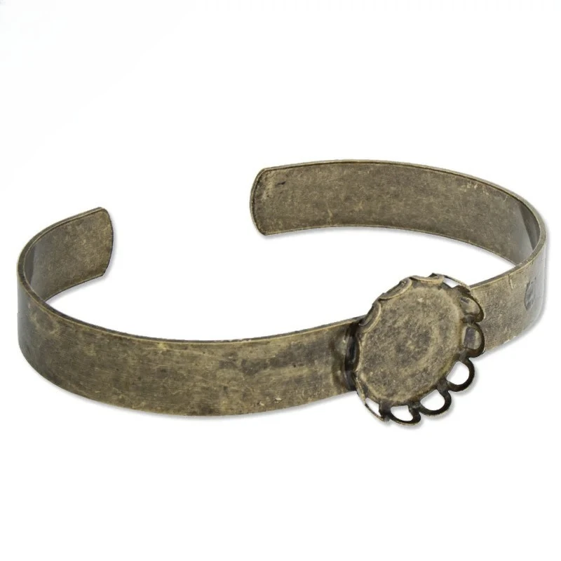 10 Pcs Antique Bronze Adjustable Bracelet Setting with 15MM Round Bezel,Cuff,width about 8.5mm
10 Pcs Antique Bronze Adjustable Bracelet Setting with 15MM Round Bezel,Cuff,width about 8.5mm
