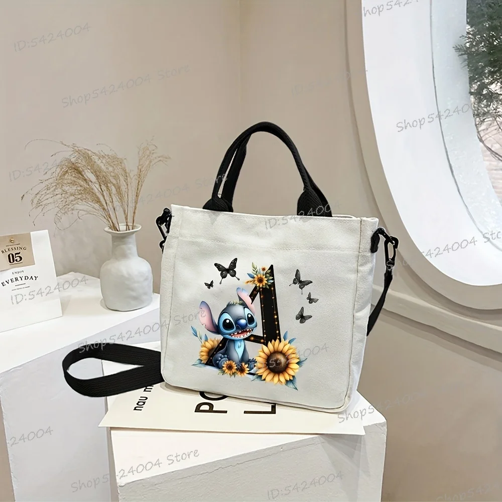 Cartoon Stitch Sunflower Alphabet Women's Crossbody Bag with Adjustable Strap Cute Tote Bag for Commuting Travel Birthday Gift
Cartoon Stitch Sunflower Alphabet Women's Crossbody Bag with Adjustable Strap Cute Tote Bag for Commuting Travel Birthday Gift
