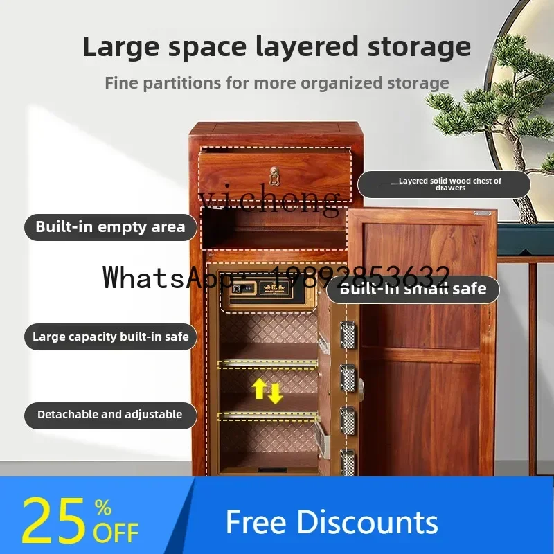 B1 all solid wood bedside table household bedroom with fingerprint lock simple drawer storage cabinet
B1 all solid wood bedside table household bedroom with fingerprint lock simple drawer storage cabinet