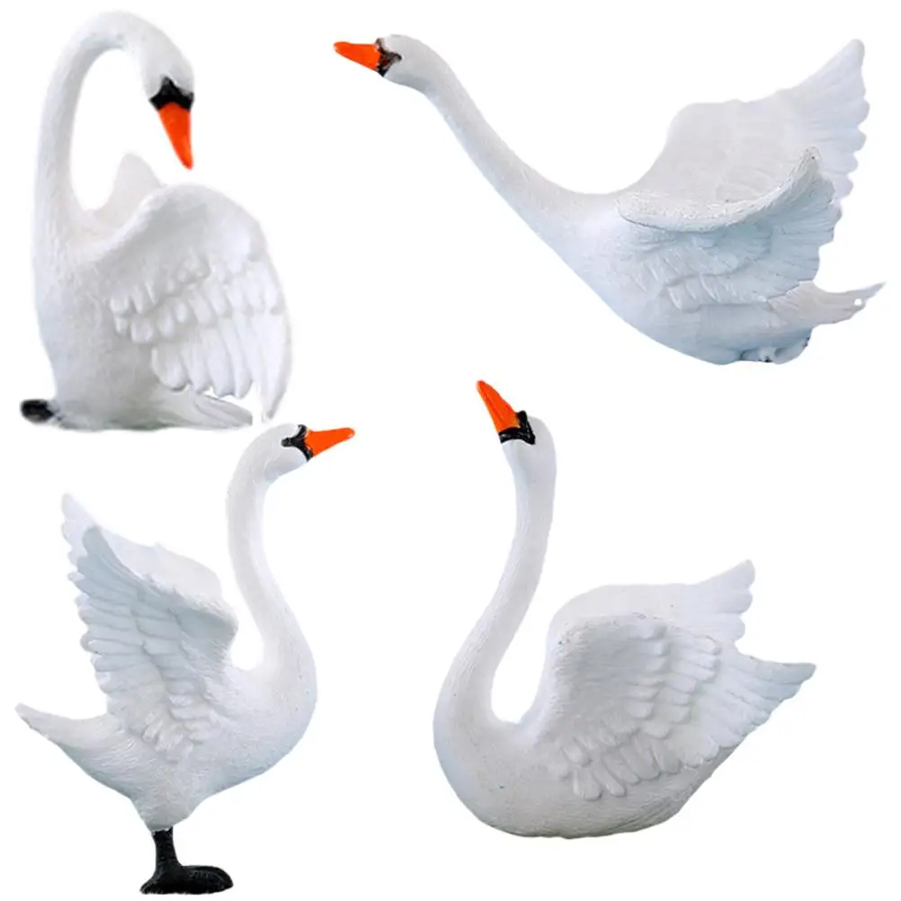 4 Pcs Swan Decoration Ornaments Elegant Miniature Garden Figurines Plastic DIY Accessories Home Miniature Figurines Decor
4 Pcs Swan Decoration Ornaments Elegant Miniature Garden Figurines Plastic DIY Accessories Home Miniature Figurines Decor