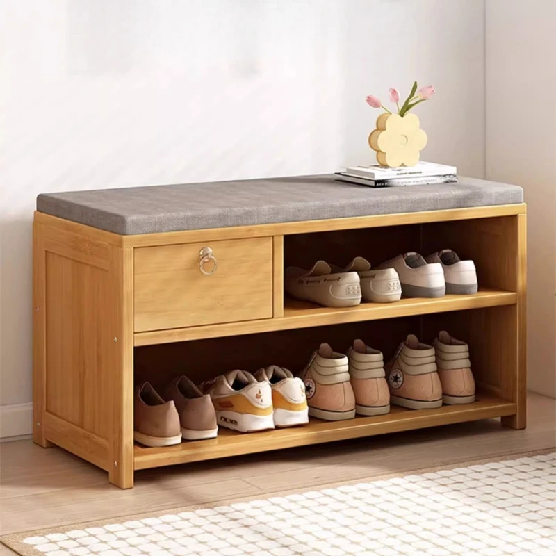 Бамбуковая скамейка в прихожей с домашним шкафом для обуви, многофункциональная полка для обуви для прихожей, органайзер для обуви большой емкости с сиденьем
Бамбуковая скамейка в прихожей с домашним шкафом для обуви, многофункциональная полка для обуви для прихожей, органайзер для обуви большой емкости с сиденьем
