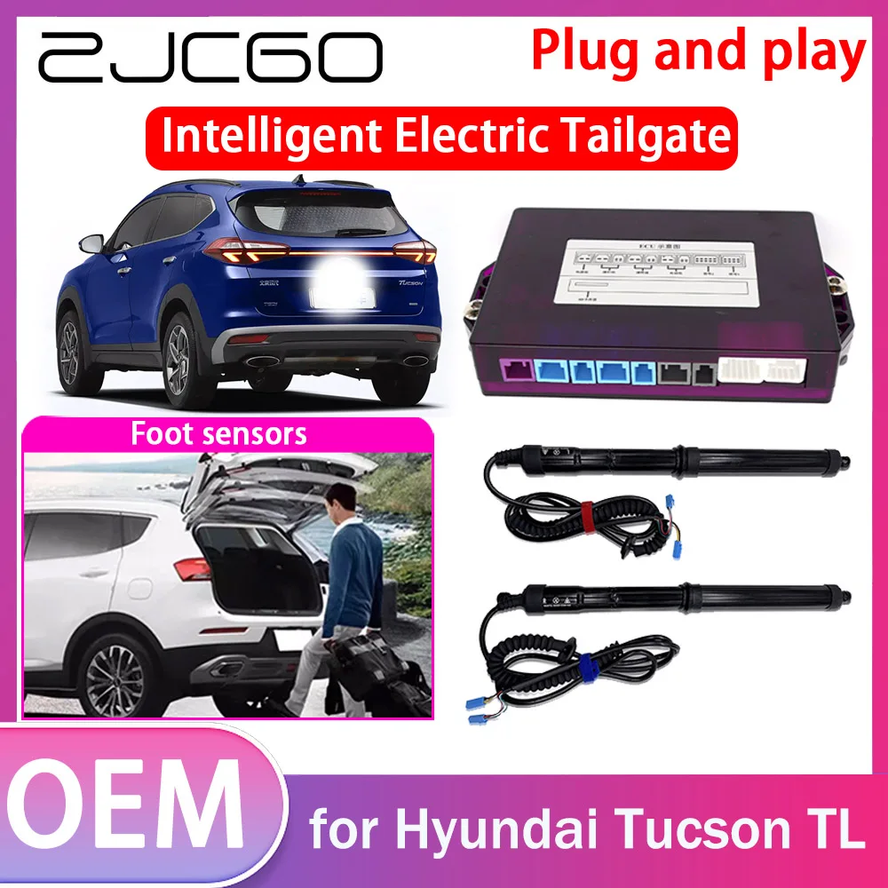 ZJCGO Electric Tailgate Lift Drive Trunk Opening Tail Gate Lift Soft Close for Hyundai Tucson TL 2016~2021
ZJCGO Electric Tailgate Lift Drive Trunk Opening Tail Gate Lift Soft Close for Hyundai Tucson TL 2016~2021