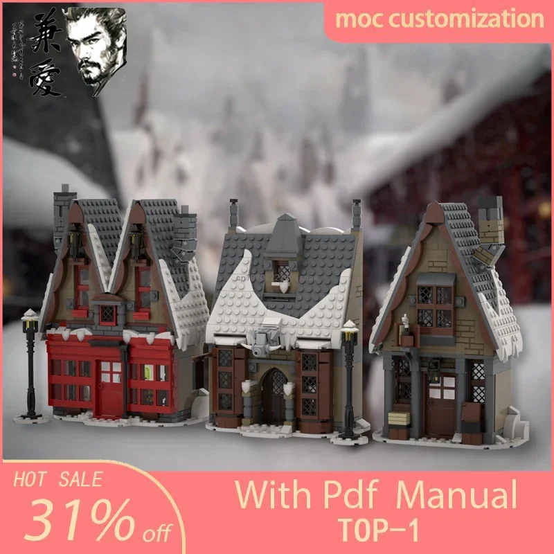 Moc Magic World Medieval Werewolf Zonko's Joke Shop Hog's Head Quill Shop Building Blocks Kids Birthday DIY Gift
Moc Magic World Medieval Werewolf Zonko's Joke Shop Hog's Head Quill Shop Building Blocks Kids Birthday DIY Gift